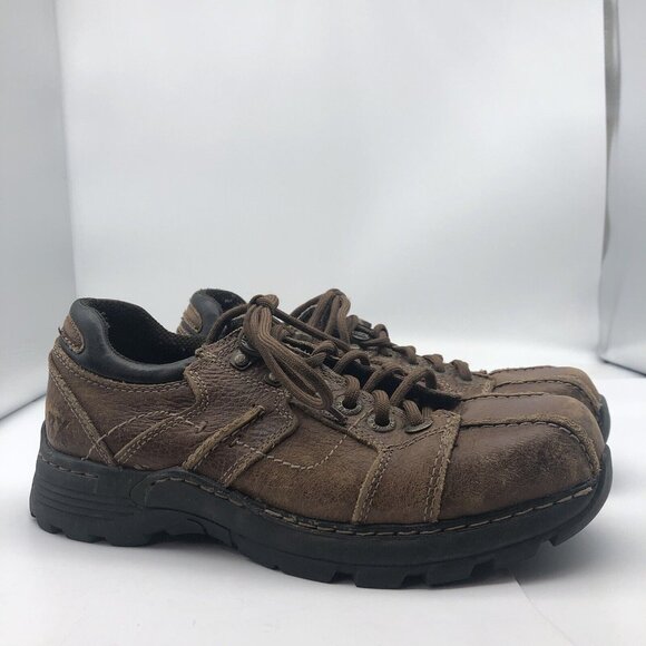 GBX Billiard Brown Leather Lace Up Oxford Shoes Men’s 8 - Picture 1 of 13